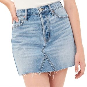 Aeropastle Denim High Rise Mini Skirt